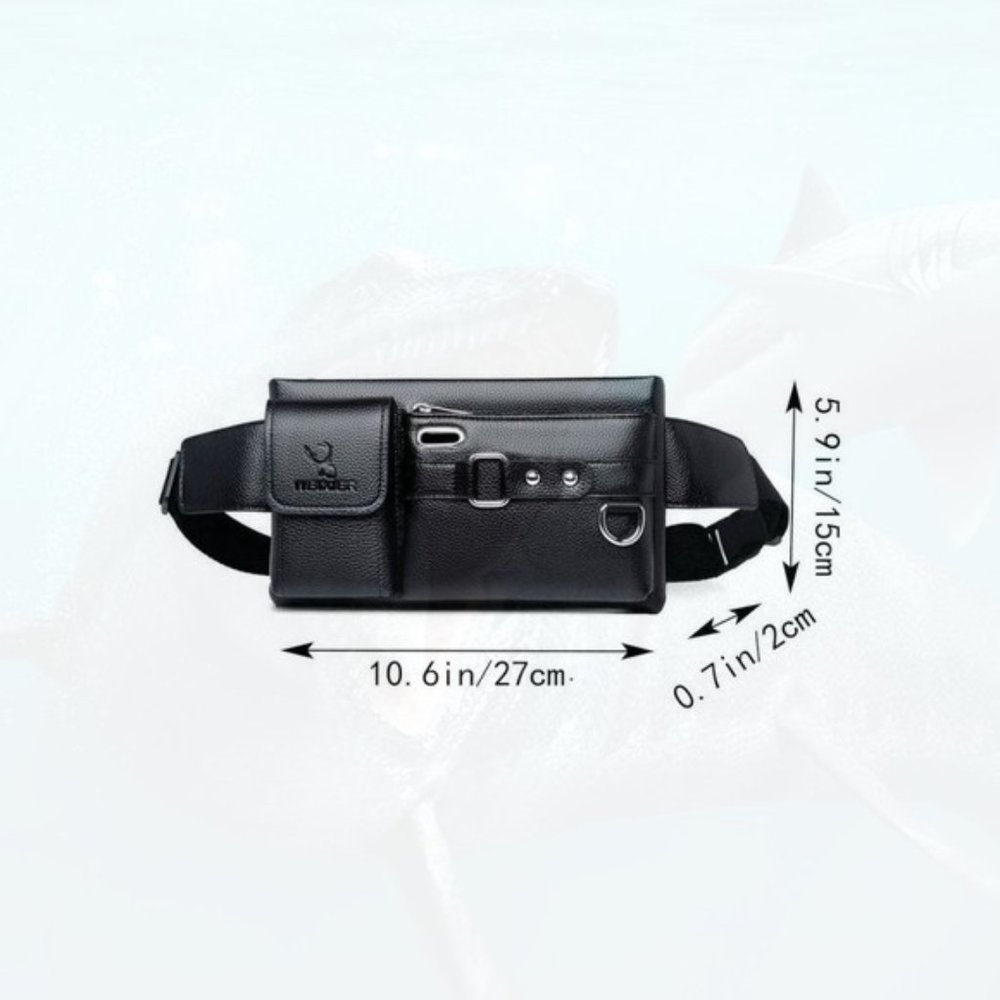 New Basic Waist Bag Black 123 - Picture 4 of 4